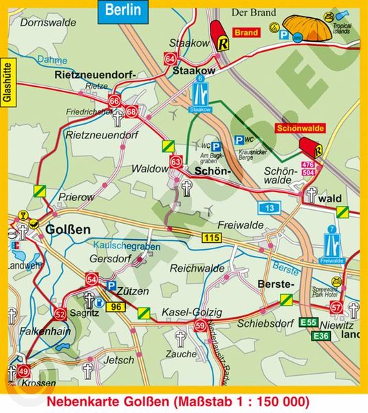 Produktbild: Pharus-Plan Spreewald 1:40000
