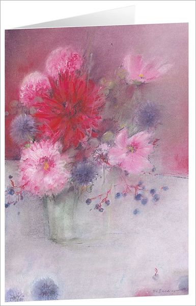 Produktbild: Kunstkarten-Set "Blumengr&uuml;&szlig;e"