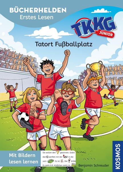 Produktbild: TKKG Junior, B&uuml;cherhelden Vorschule, Tatort Fu&szlig;ballplatz