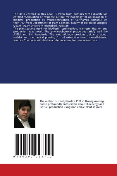 Produktbild: Biodiesel Optimization & Transesterification