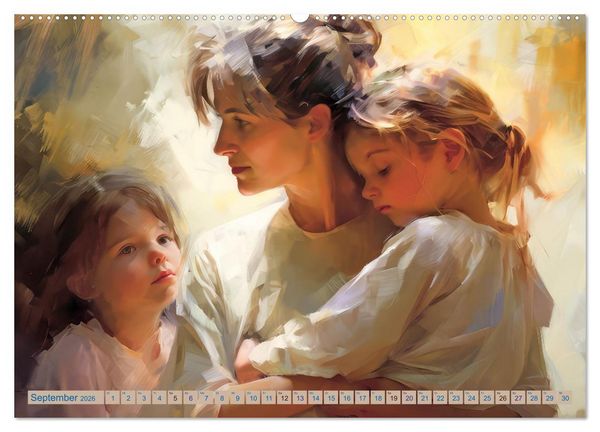 Produktbild: Zeichen der Liebe Impressionistische Bilder (Wandkalender 2026 DIN A2 quer), CALVENDO Monatskalender
