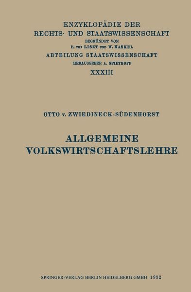 Produktbild: Allgemeine Volkswirtschaftslehre