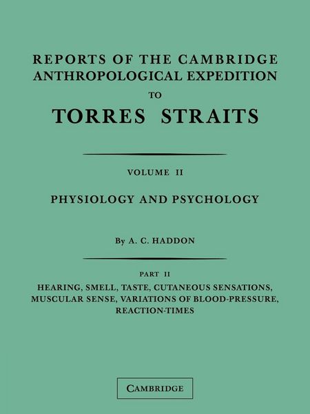 Produktbild: Reports of the Cambridge Anthropological Expedition to Torres Straits, Volume 2, Part 1