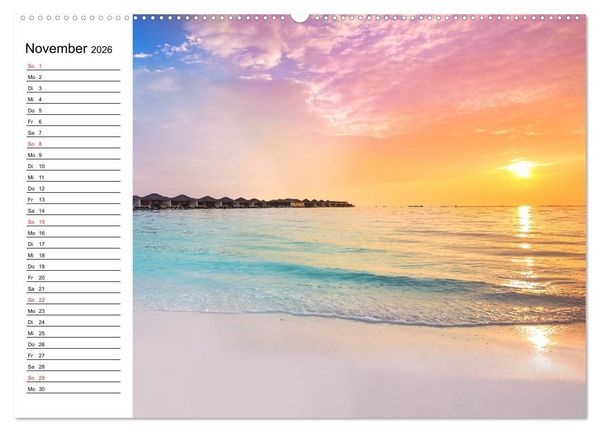 Produktbild: S&uuml;dsee-Inseln. Von Fidschi bis Bora Bora (Wandkalender 2026 DIN A2 quer), CALVENDO Monatskalender