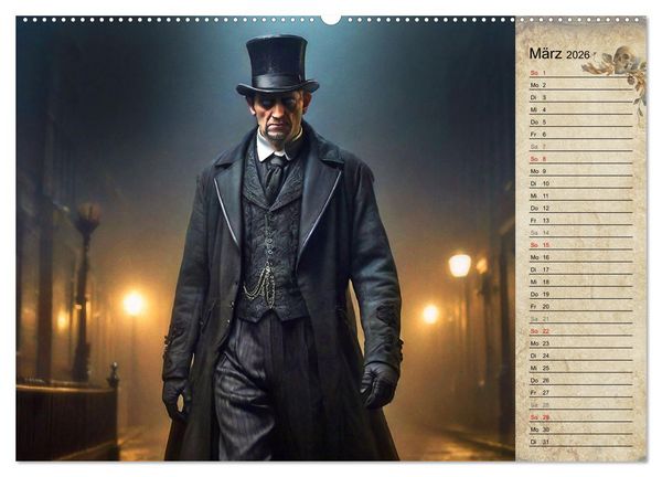 Produktbild: Viktorianische Schrecken (hochwertiger Premium Wandkalender 2026 DIN A2 quer), Kunstdruck in Hochglanz