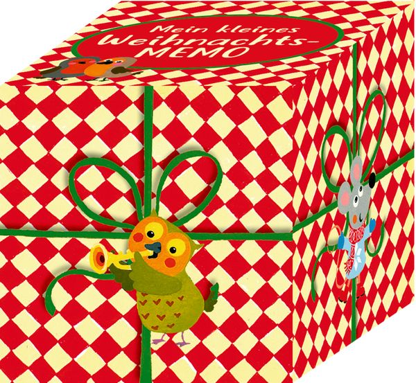 Produktbild: Bunte Weihnachtseisenbahn der Tiere, Memo-Adventskalender