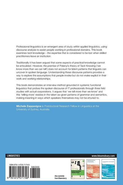 Produktbild: Tacit Knowledge and Spoken Discourse