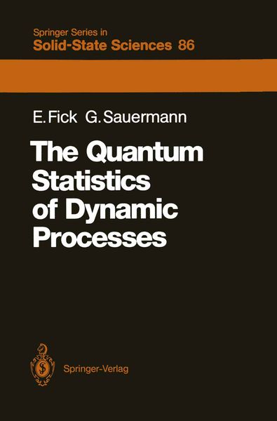 Produktbild: The Quantum Statistics of Dynamic Processes