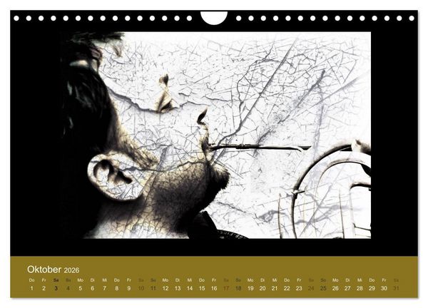 Produktbild: Klangbilder Instrumental-KUNST (Wandkalender 2026 DIN A4 quer), CALVENDO Monatskalender