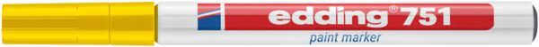 Produktbild: Edding 751 paint marker 4-751005 Lackmarker Gelb 1 mm, 2mm
