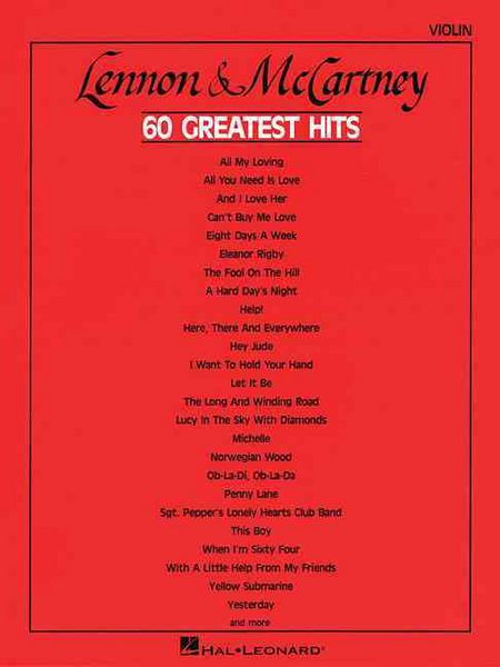 Produktbild: Lennon & Mccartney - 60 Greate