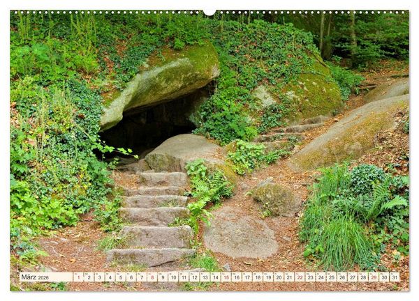 Produktbild: Huelgoat - Sagenumwobener M&auml;rchenwald in der Bretagne (Wandkalender 2026 DIN A2 quer), CALVENDO Monatskalender