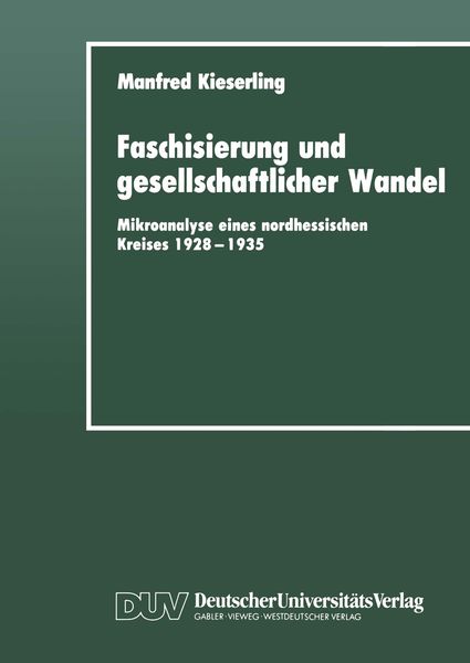 Produktbild: Faschisierung und gesellschaftlicher Wandel