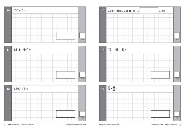 Produktbild: KS2 Maths SATs Practice Papers