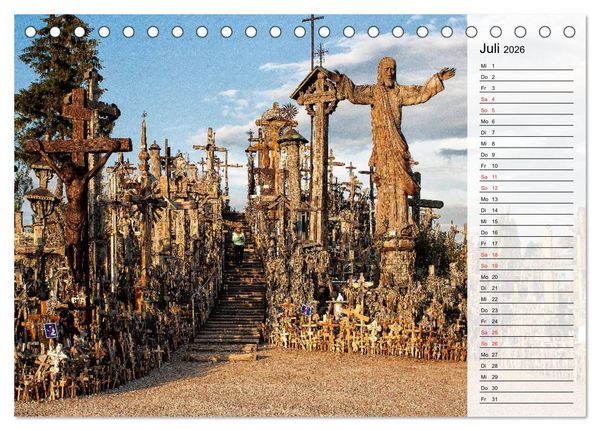 Produktbild: Litauen - Streifz&uuml;ge durch die junge Ostseerepublik (Tischkalender 2026 DIN A5 quer), CALVENDO Monatskalender