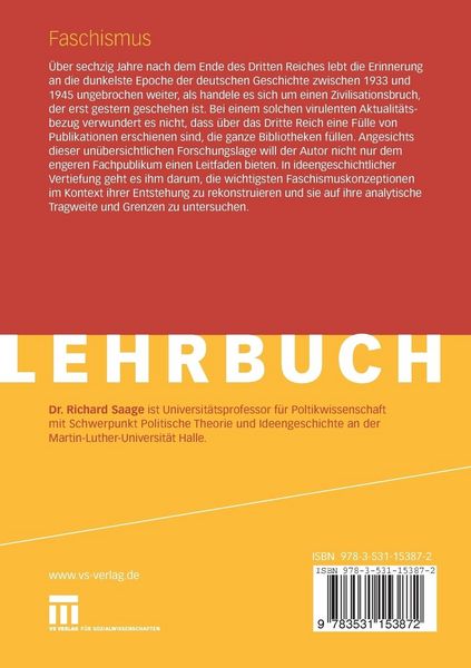 Produktbild: Faschismus