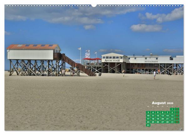 Produktbild: St. Peter-Ording (Wandkalender 2026 DIN A2 quer), CALVENDO Monatskalender