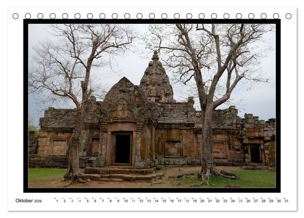 Produktbild: Thailand - auf stillen Wegen (Tischkalender 2026 DIN A5 quer), CALVENDO Monatskalender