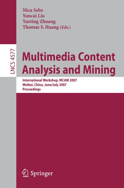 Produktbild: Multimedia Content Analysis and Mining