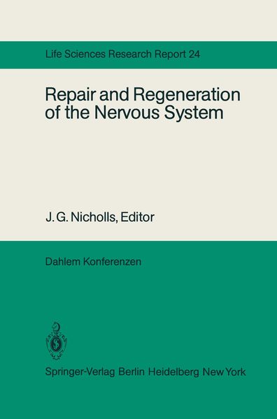 Produktbild: Repair and Regeneration of the Nervous System