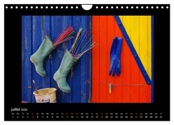 Produktbild: Les Cabanes d'Ol&eacute;ron (Calendrier mural 2026 DIN A4 vertical), CALVENDO calendrier mensuel
