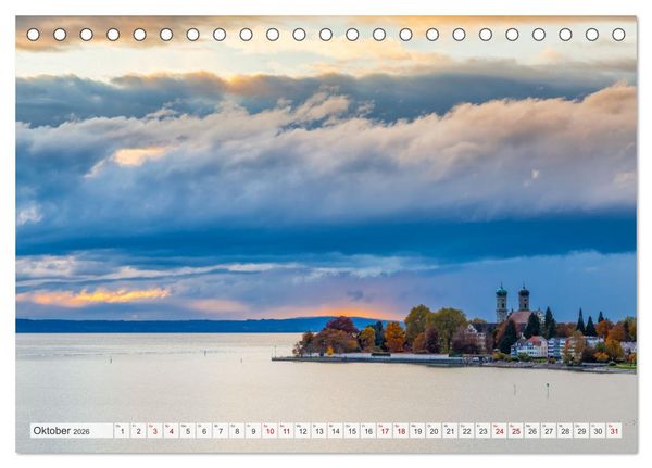 Produktbild: Momente am Bodensee (Tischkalender 2026 DIN A5 quer), CALVENDO Monatskalender
