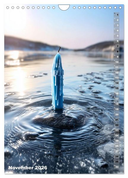 Produktbild: Kerzenwelt (Wandkalender 2026 DIN A4 hoch), CALVENDO Monatskalender