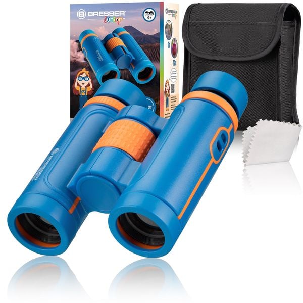 Produktbild: Bresser Junior 8810640 - Kinderfernglas 7X30, blau, 7-fache Vergr&ouml;&szlig;erung, STEM