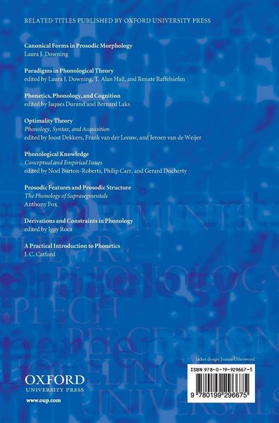 Produktbild: Experimental Approaches to Phonology