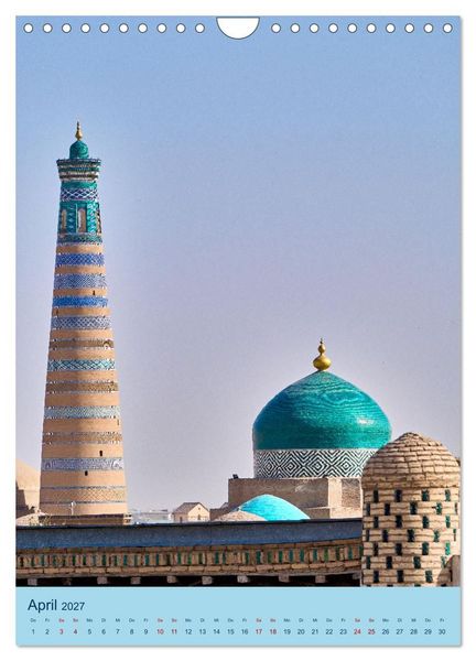 Produktbild: Usbekistan - Historische Architektur (Wandkalender 2027 DIN A4 hoch), CALVENDO Monatskalender
