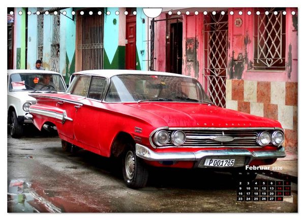 Produktbild: Oldtimer Hits 1960 (Wandkalender 2026 DIN A4 quer), CALVENDO Monatskalender