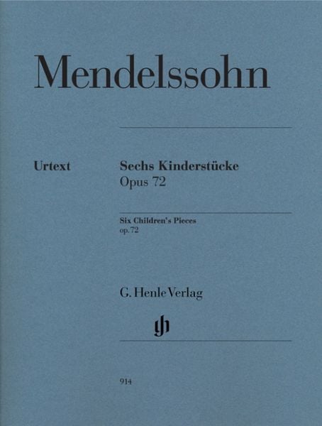 Produktbild: Felix Mendelssohn Bartholdy - Sechs Kinderst&uuml;cke op. 72