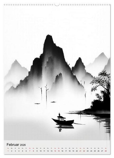 Produktbild: Ruhe im Zen (hochwertiger Premium Wandkalender 2026 DIN A2 hoch), Kunstdruck in Hochglanz