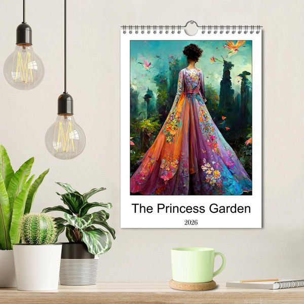 Produktbild: The Princess Garden (Wall Calendar 2026 DIN A4 portrait), CALVENDO 12 Month Wall Calendar