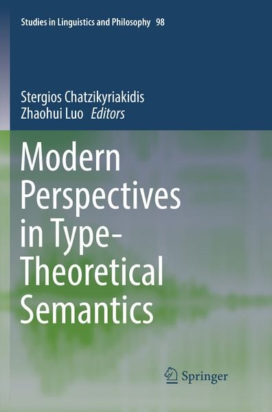 Produktbild: Modern Perspectives in Type-Theoretical Semantics