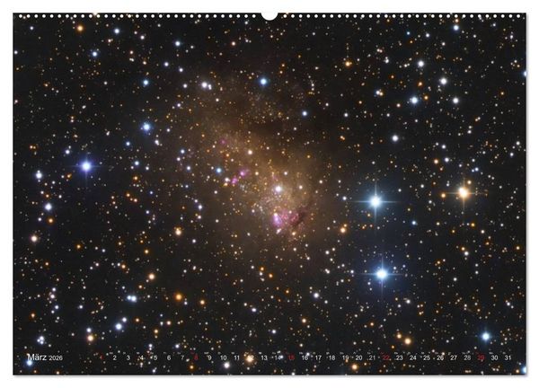 Produktbild: Faszination Galaxien Formenvielfalt der Welteninseln (Wandkalender 2026 DIN A2 quer), CALVENDO Monatskalender