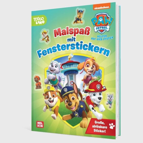 Produktbild: PAW Patrol Mitmachbuch: Malspa&szlig; mit Fensterstickern