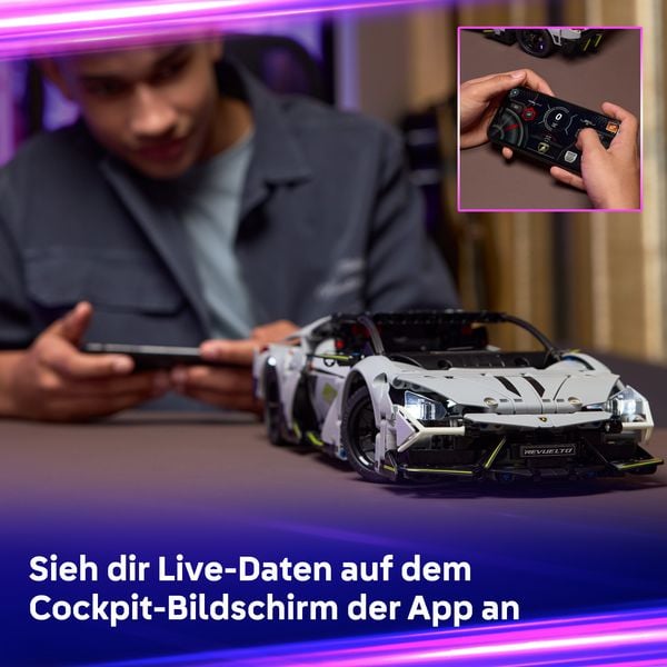 Produktbild: LEGO Technic Lamborghini Revuelto Supersportwagen 42214 - Spielzeug
