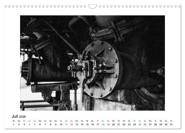 Produktbild: Die gro&szlig;e Stille &ndash; Industriekultur im Revier (Wandkalender 2026 DIN A3 quer), CALVENDO Monatskalender