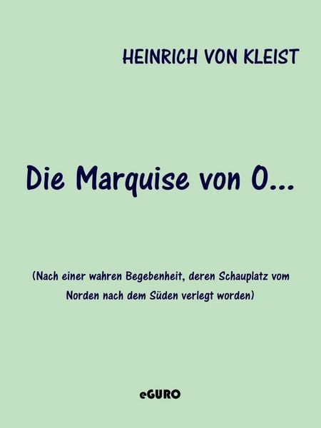 Produktbild: Die Marquise von O...