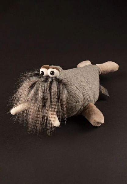 Sigikid 43414 - Kuscheltier Walross Hip Hipster, Beasts Town, 44 cm