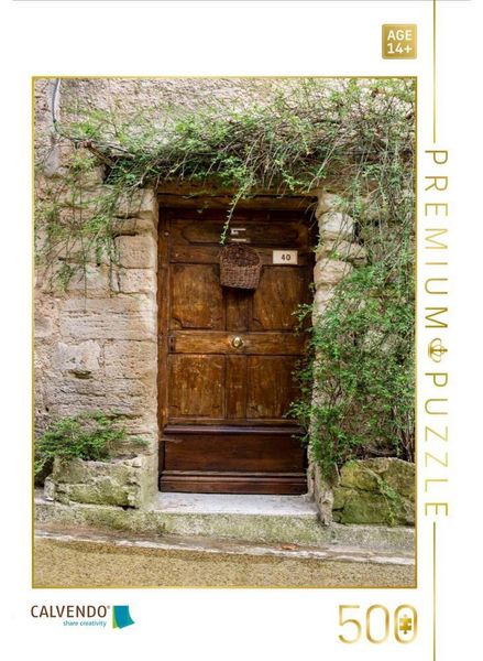 CALVENDO Puzzle Eingang in Ménerbes | 500 Teile Lege-Größe 48 × 36 cm Foto-Puzzle für Erwachsene