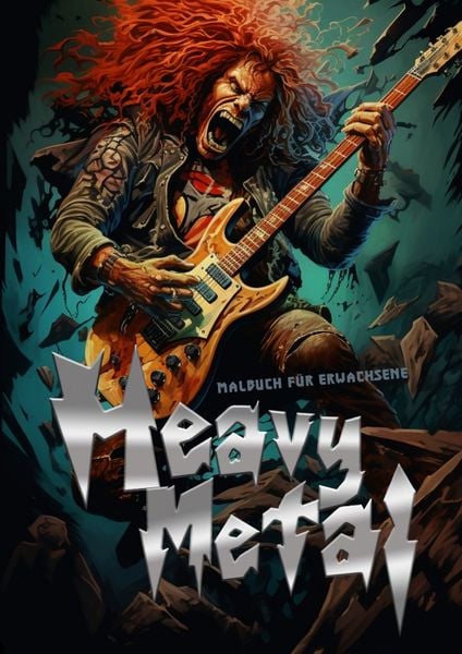 Heavy Metal Malbuch für Erwachsene