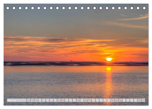 Produktbild: D&auml;nische Westk&uuml;ste (Tischkalender 2026 DIN A5 quer), CALVENDO Monatskalender