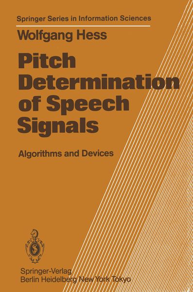 Produktbild: Pitch Determination of Speech Signals