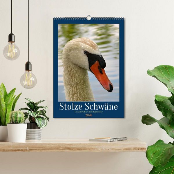 Produktbild: Stolze Schw&auml;ne (Wandkalender 2026 DIN A3 hoch), CALVENDO Monatskalender