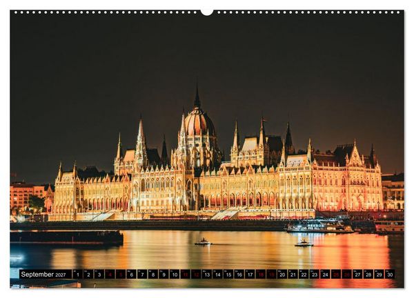 Produktbild: Glanzvolles Budapest (Wandkalender 2027 DIN A2 quer), CALVENDO Monatskalender