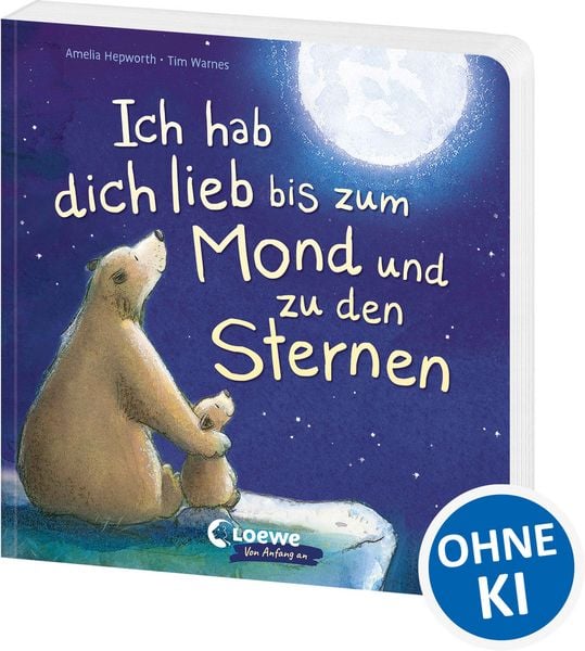 Produktbild: Ich hab dich lieb bis zum Mond und zu den Sternen