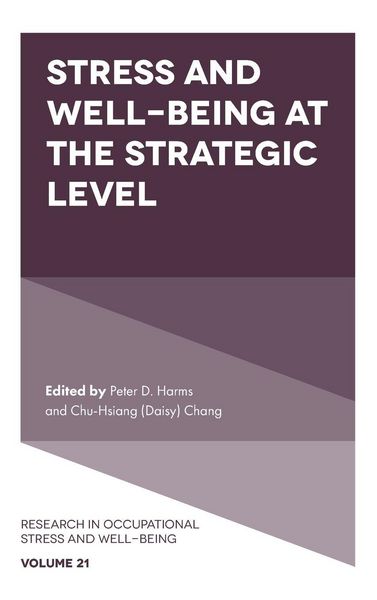 Produktbild: Stress and Well-Being at the Strategic Level