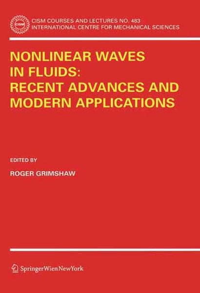 Produktbild: Nonlinear Waves in Fluids: Recent Advances and Modern Applications